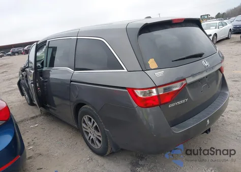2012 Honda Odyssey Ex-L from USA, damaged, VIN 5FNRL5H69CB058506